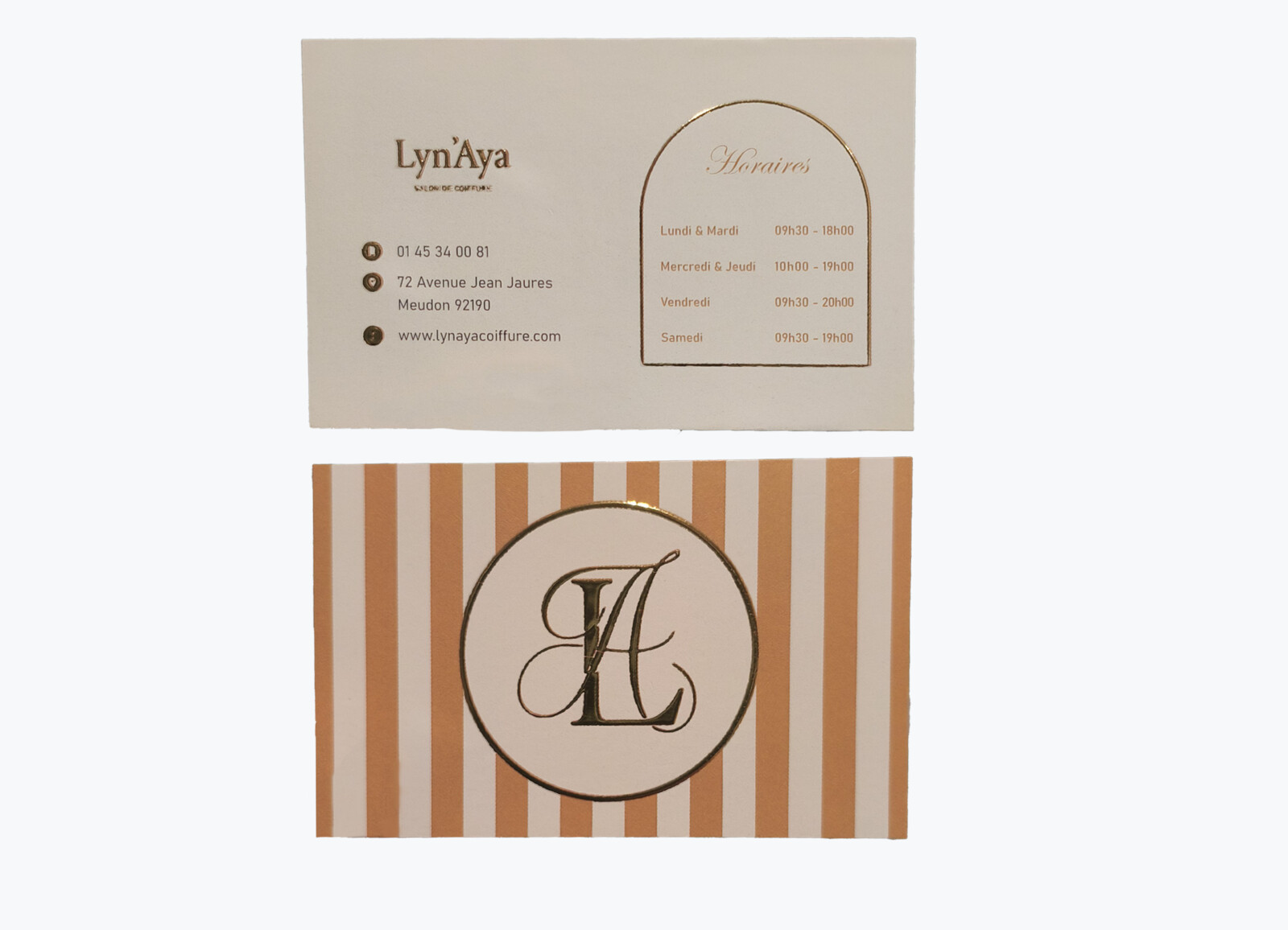 Carte de visite Lyn'Aya recto verso DPS