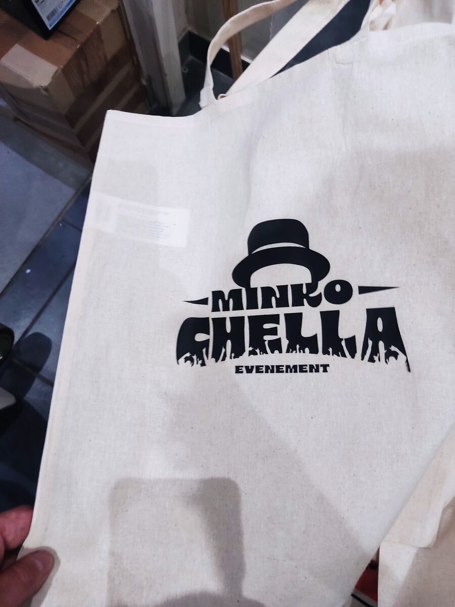 Tote bag personnalisé au logo Minko Chella — DPS Boulogne